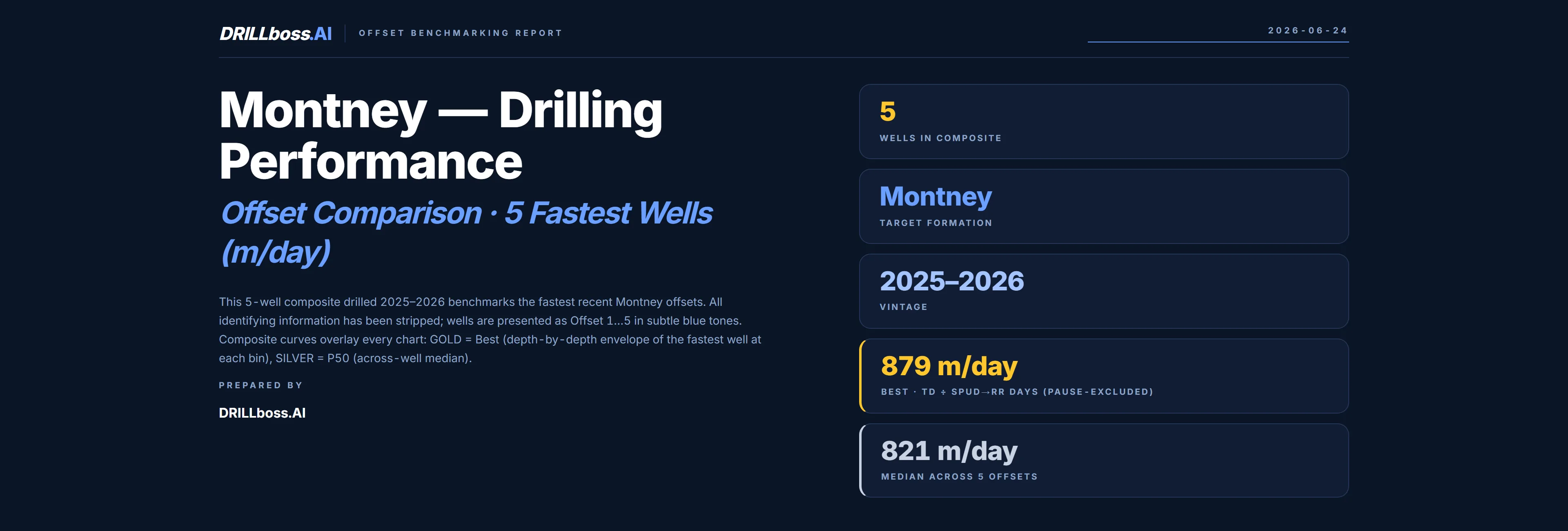 DRILLboss.AI shareable HTML report — landing page